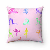 Yoga Sanctuary Square Pillow Yellow Pandora