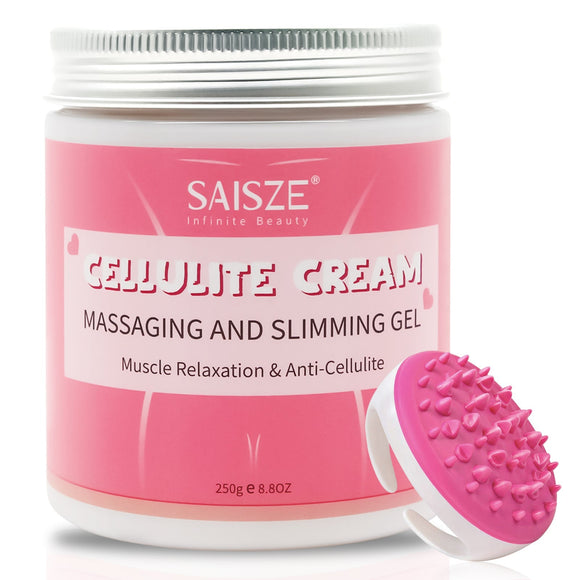 8.8 oz Anti-Cellulite Body Slimming Cream with Massager Pink Iolaus