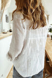 Textured Solid Color Shirt