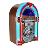 Victor Wilshire Bluetooth Jukebox with Multicolor LED Lighting Sky Iapetus