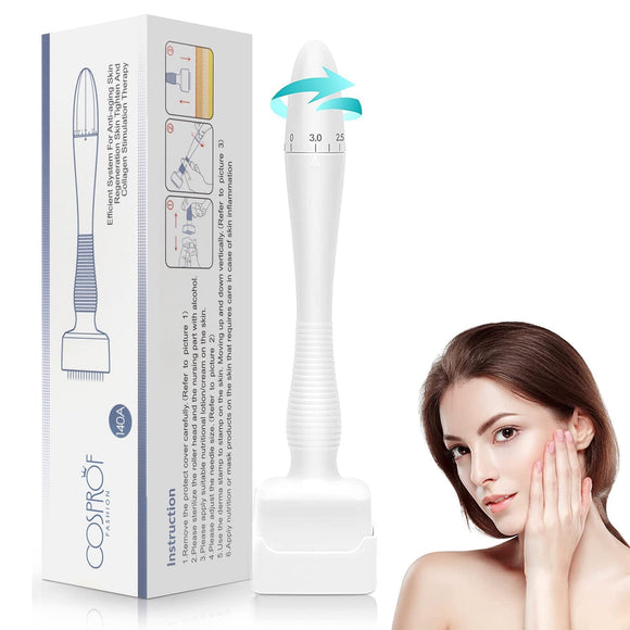 Adjustable Derma Titanium Microneedling Stamp Pink Iolaus