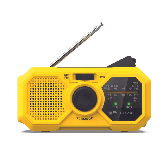 Emerson Emergency AM / FM Radio with Weather Band & Power Bank