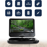 Emerson 10" DVD Player with ATSC Digital TV & LCD 270 Degree Swivel Sky Iapetus