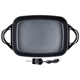 Presto 16-Inch Extra Large Non-Stick Skillet with Glass Lid Sky Iapetus