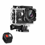 4K Waterproof All Digital UHD WiFi Camera with RF Remote & Accessories