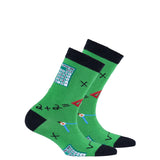 Kids Calculator Socks Orchid Erebus