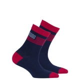 Kids Usa Flag Socks Orchid Erebus