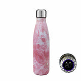 Aquaala UV Water Bottle With Temp Cap Salmon Lucky