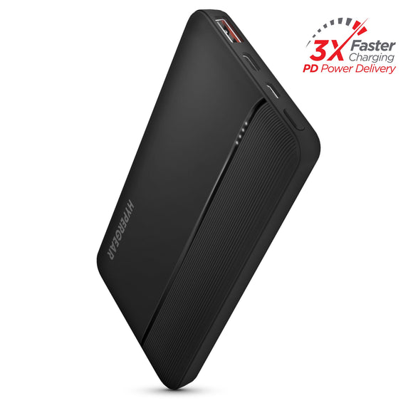 Hypergear 10000mAh 20W PD + USB Power Bank Black