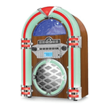 Victor Wilshire Bluetooth Jukebox with Multicolor LED Lighting Sky Iapetus