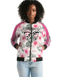 TROPICS OF OZ - INTO THE WILD Women's Bomber Jacket Beige Snowdrop