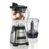 Hamilton Beach Power Elite Glass Jar Blender & Food Chopper Combo