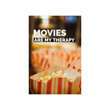 Movies Are My Therapy Poster Yellow Pandora