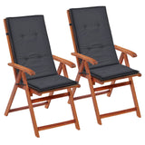 Garden Chair Cushions 2 pcs Taupe 47.2"x19.7"x1.2"