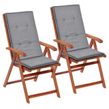 Garden Chair Cushions 2 pcs Taupe 47.2"x19.7"x1.2"