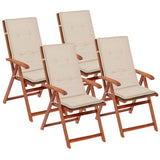 Garden Chair Cushions 2 pcs Taupe 47.2"x19.7"x1.2"