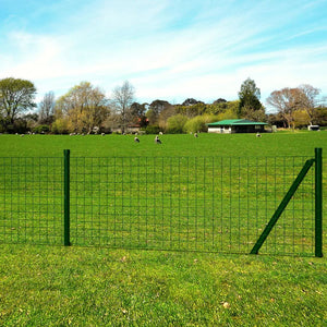 Euro Fence Steel 82ft x 2.6ft Green