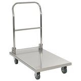2-Tier Kitchen Trolley 42.1"x21.7"x35.4" Stainless Steel Emerald Ares
