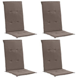 Garden Chair Cushions 2 pcs Taupe 47.2"x19.7"x1.2"