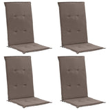 Garden Chair Cushions 2 pcs Taupe 47.2"x19.7"x1.2"