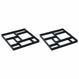 Pavement Moulds 2 pcs 15.7"x15.7"x1.6" Plastic