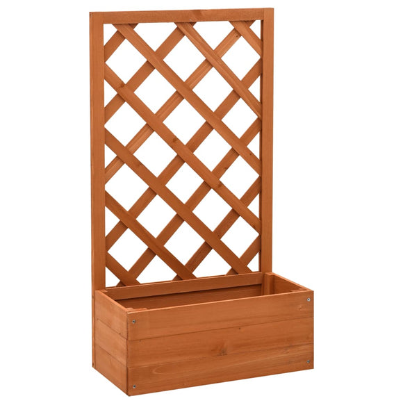 Garden Trellis Planter Orange 19.7