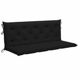 Cushion for Swing Chair Black 78.7" Fabric