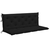 Cushion for Swing Chair Black 78.7" Fabric