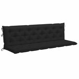 Cushion for Swing Chair Black 78.7" Fabric