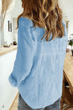 Textured Solid Color Shirt