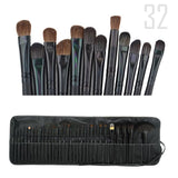 Sculptor 32 Piece High Quality Wooden Makeup Brush Set Salmon Lucky