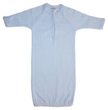 Preemie Solid Blue Gown (2 Pack)