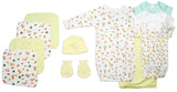 Neutral Newborn Baby 11 Pc Layette Baby Shower Emerald Clover