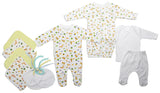 Neutral Newborn Baby 10 Pc Layette Baby Shower Emerald Clover