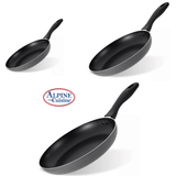 Alpine Cuisine Non-Stick 3-Piece Aluminum Fry Pan Set Sky Iapetus