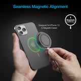 Naztech Alloy Magnetic 15W Wireless Fast Charger Black