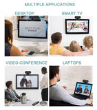 ZOOMEX 1080P HD Portable Camera & Mic for Video Chat