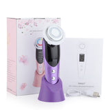 7-in-1 Facial Massager EMS Micro-current Color Light Modes