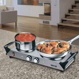Better Chef Electric Solid Element Countertop Double Burner