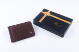 Brown Genuine leather wallet for men – Slim Luxury Purse
