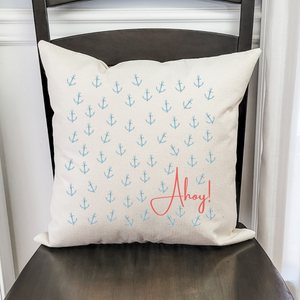 Ahoy! Pillow Cover