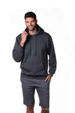 Classic Men's Pullover Hooded Sweatshirt Heavyweight Fleece Hoodie