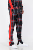 Plaid Out Track Pants Lime Milo