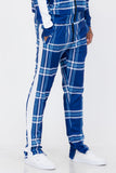 Plaid Out Track Pants Lime Milo