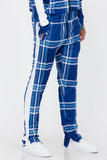 Plaid Out Track Pants Lime Milo