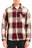 Flannel Combo Shacket Lime Milo