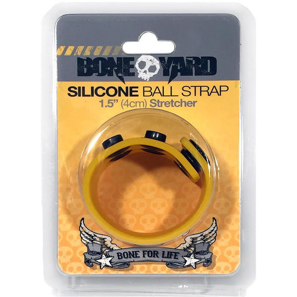 Boneyard Ball Strap 4cm Yellow