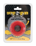 Boneyard Ultimate Silicone Cock Ring Red Teal Mnemosyne