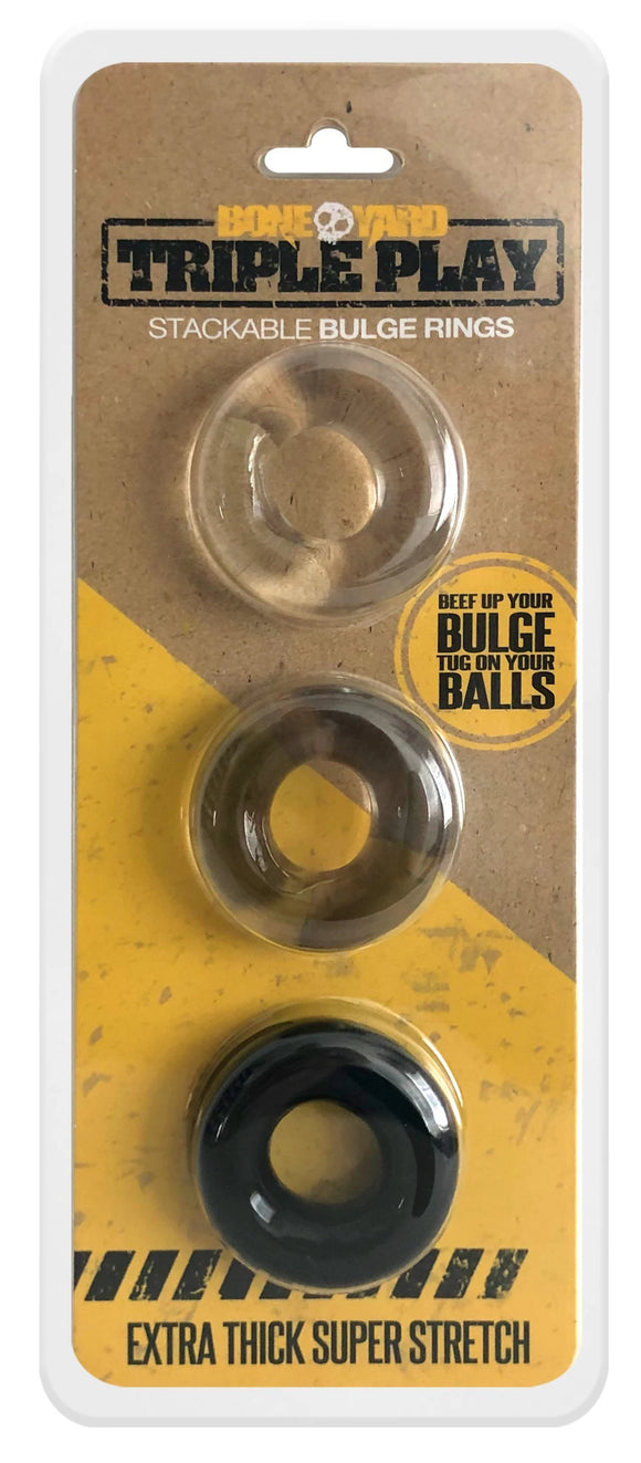 Boneyard Triple Play Cock Ring