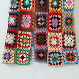 Hand Knitted Cardigan Open Stitch Crochet Jacket Silver Sam